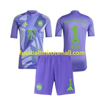 Fußballtrikots Bayern München Neuer 1 Torwart Kinder 2024-2025 Kurzarm Auswärts-trikot kaufen